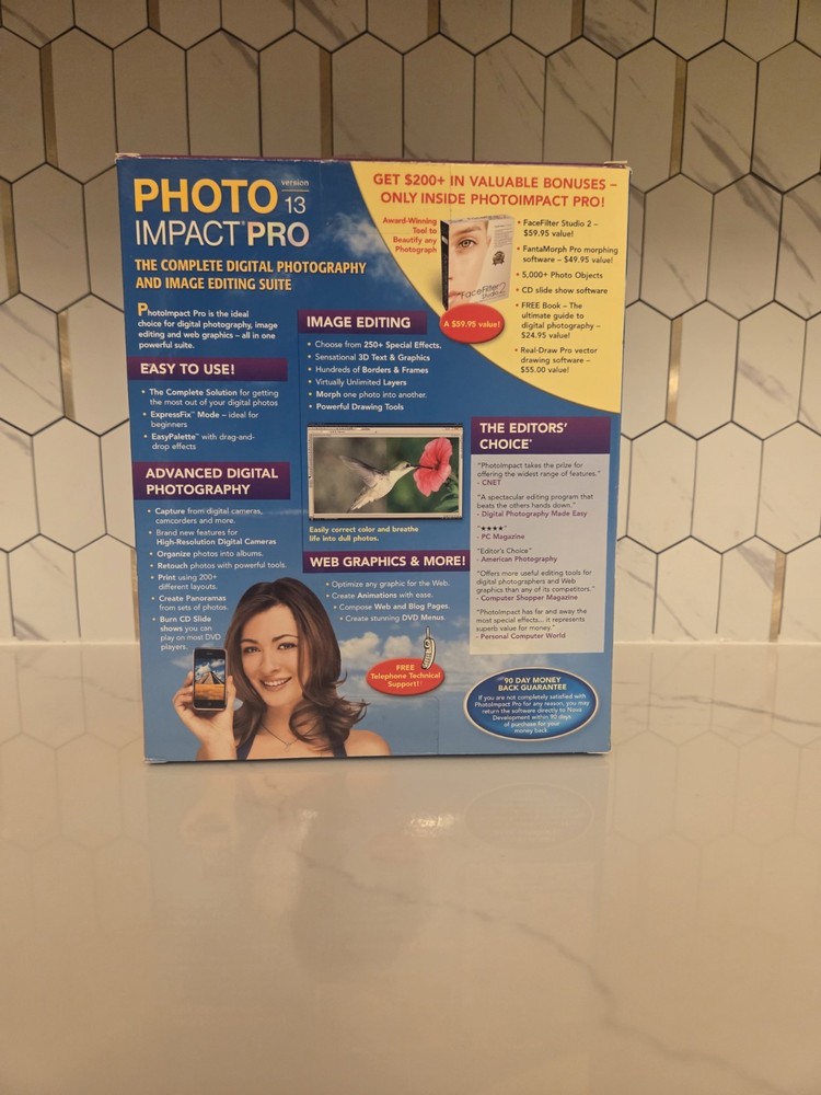 Nova Development PhotoImpact Pro 13 Complete W/user manual Used