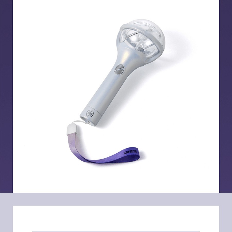KATSEYE OFFICIAL LIGHT STICK/Strap,6Card,Bag,Tracking Code FANLIGHT GOODS MD