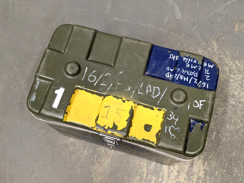 British Army Military MOD Lockable Equipment Transport Storage Case Box Tool Box