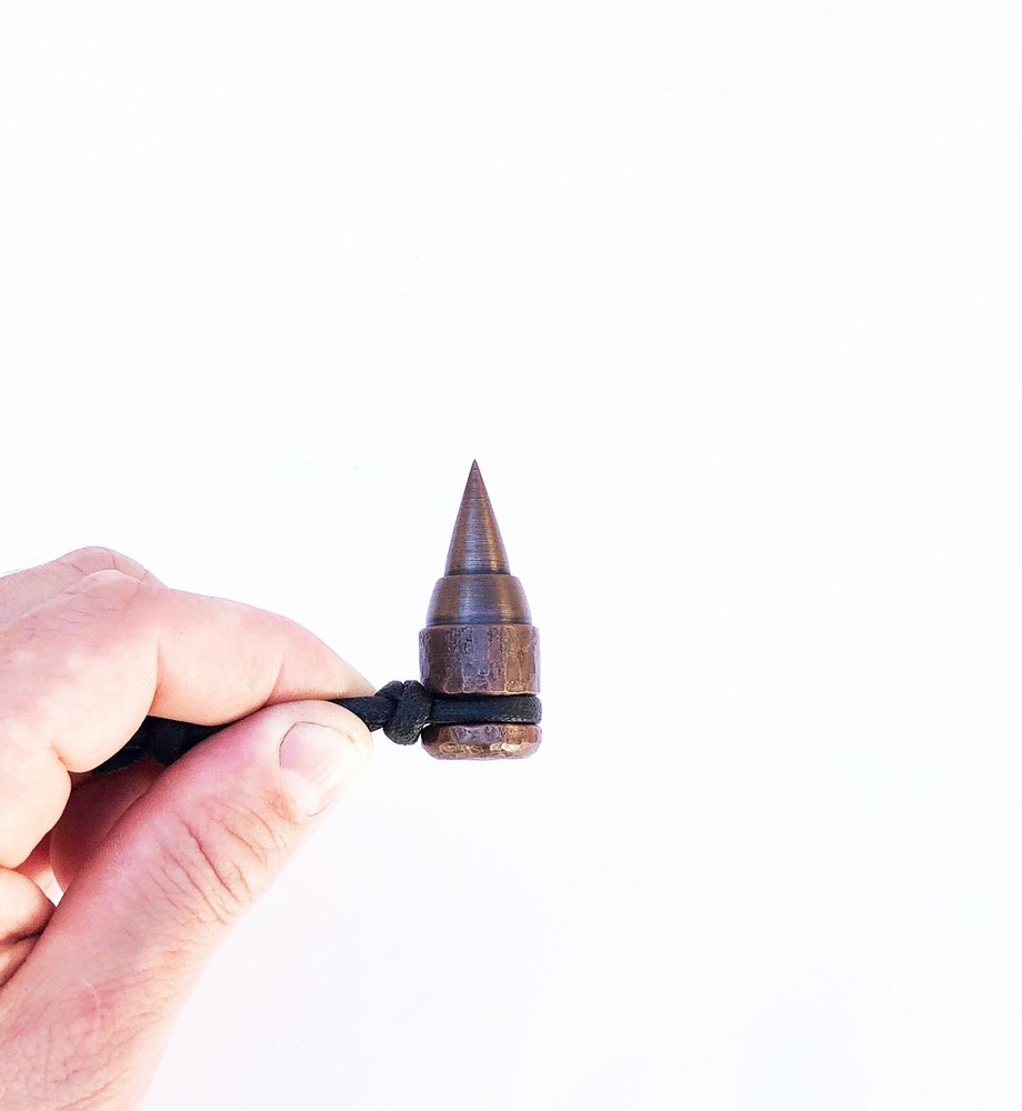 Copper Marlin Spike – Handmade Solid Ropework Fid Tool – Nautical EDC Gift