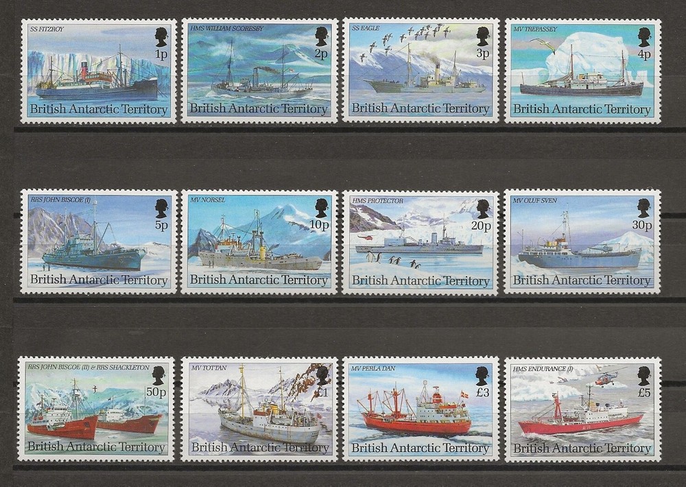 BRITISH ANTARCTIC TERRITORY 1993 SG 218/229 MNH