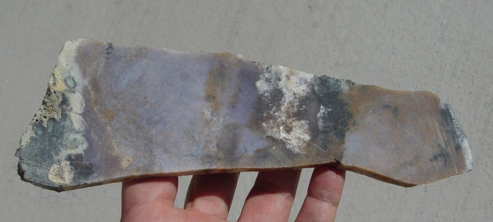Amethyst Sage Dendritic Jasp Agate Lapidary Slab T926