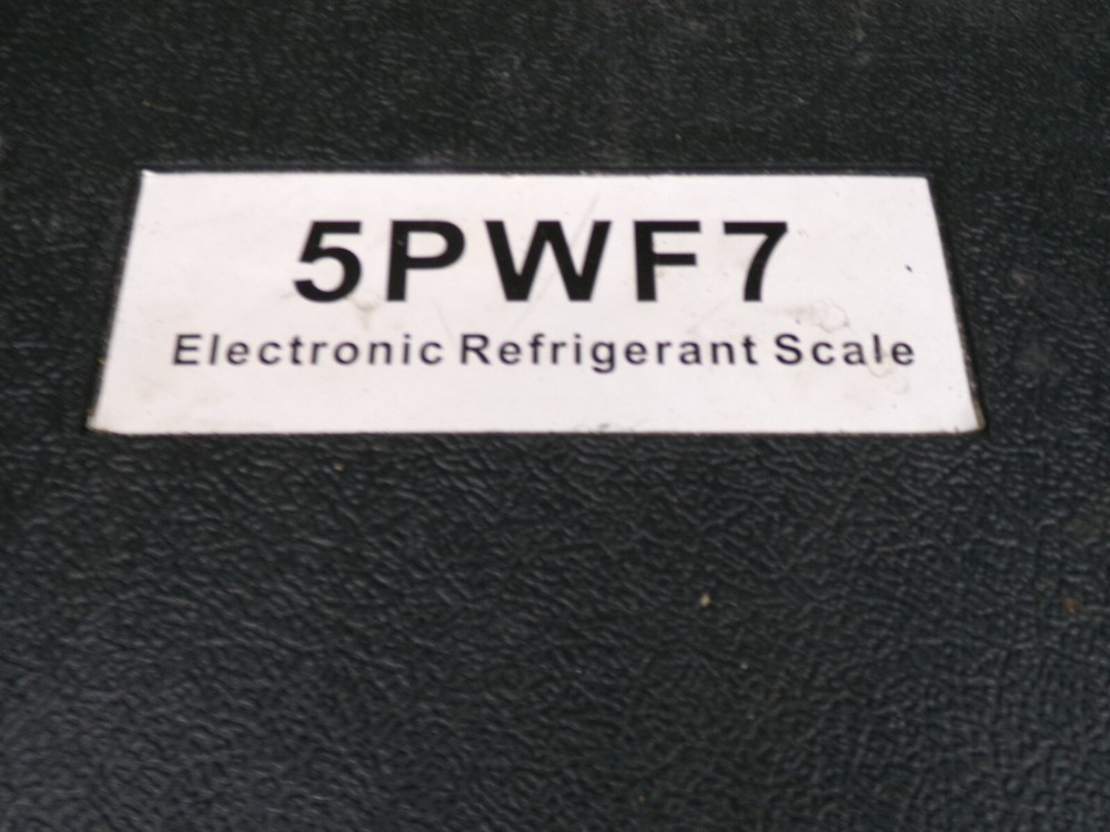 ZORO 5PWF7 PROGRAMMABLE REFRIGERANT SCALE