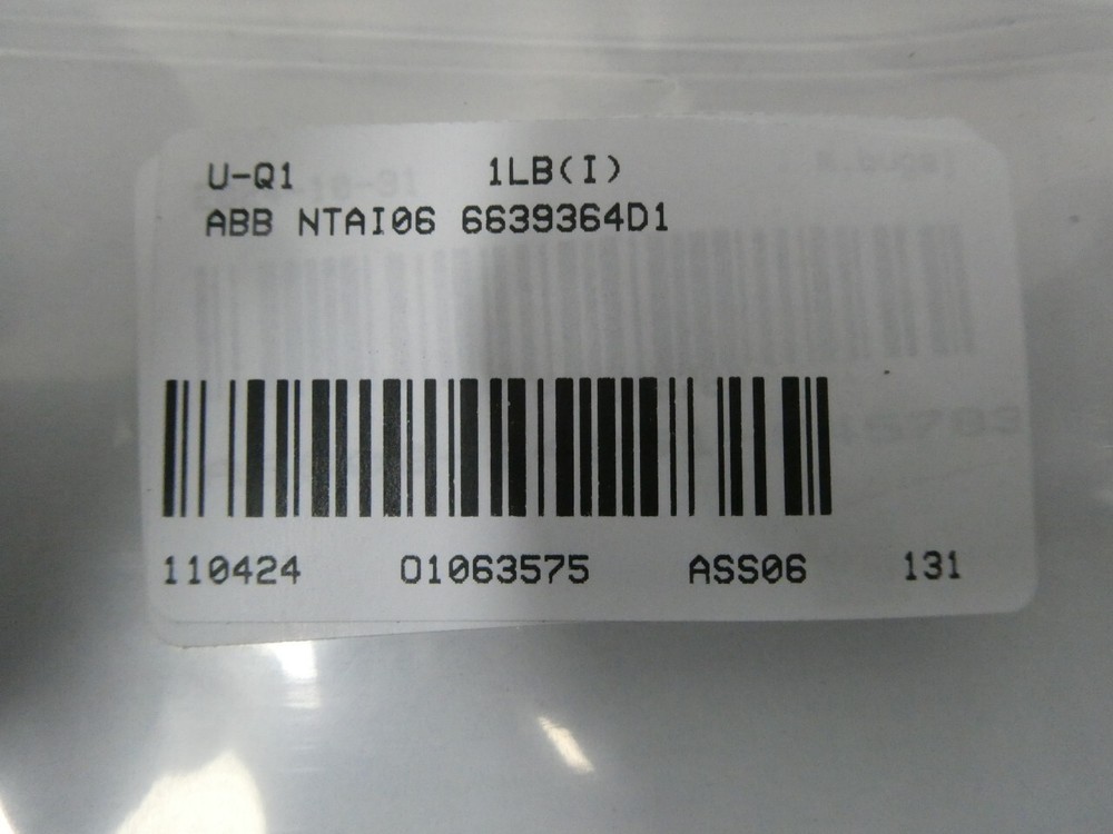 Abb NTAI06 6639364d1 Pcb Circuit Board