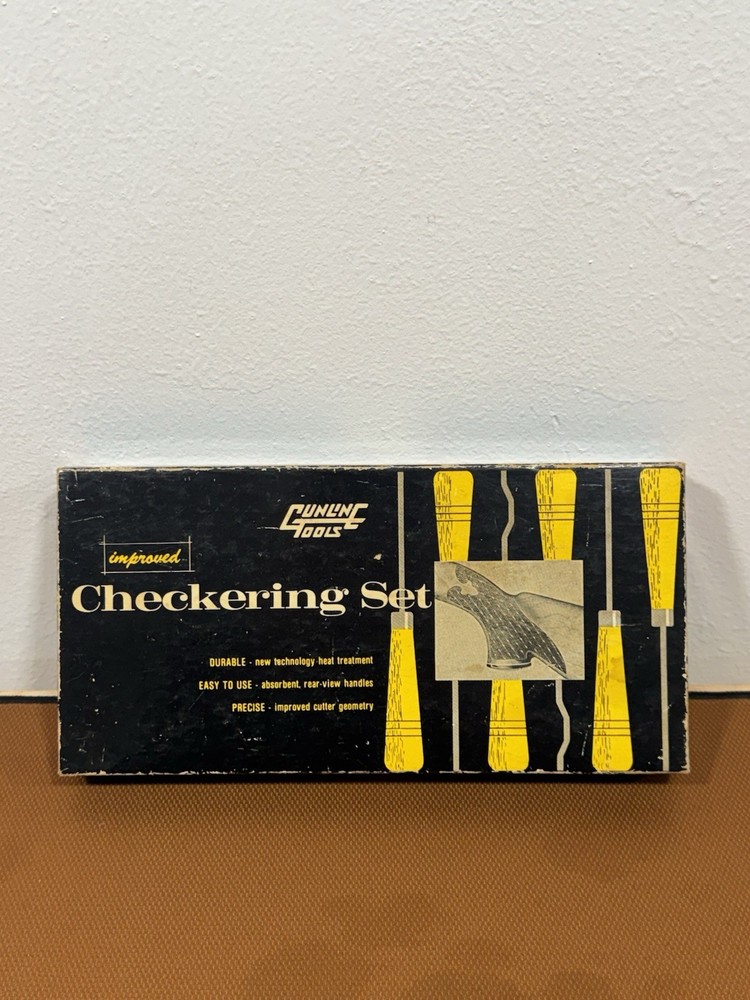 Vintage Gunline Tools Improved Checkering Tool Set- Camp Perry 16