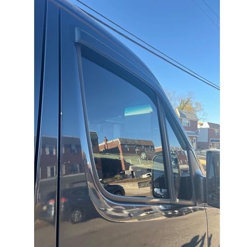 Side Window Wind Deflector, 2pcs Protective Replacements 2006-2018 Sprinter