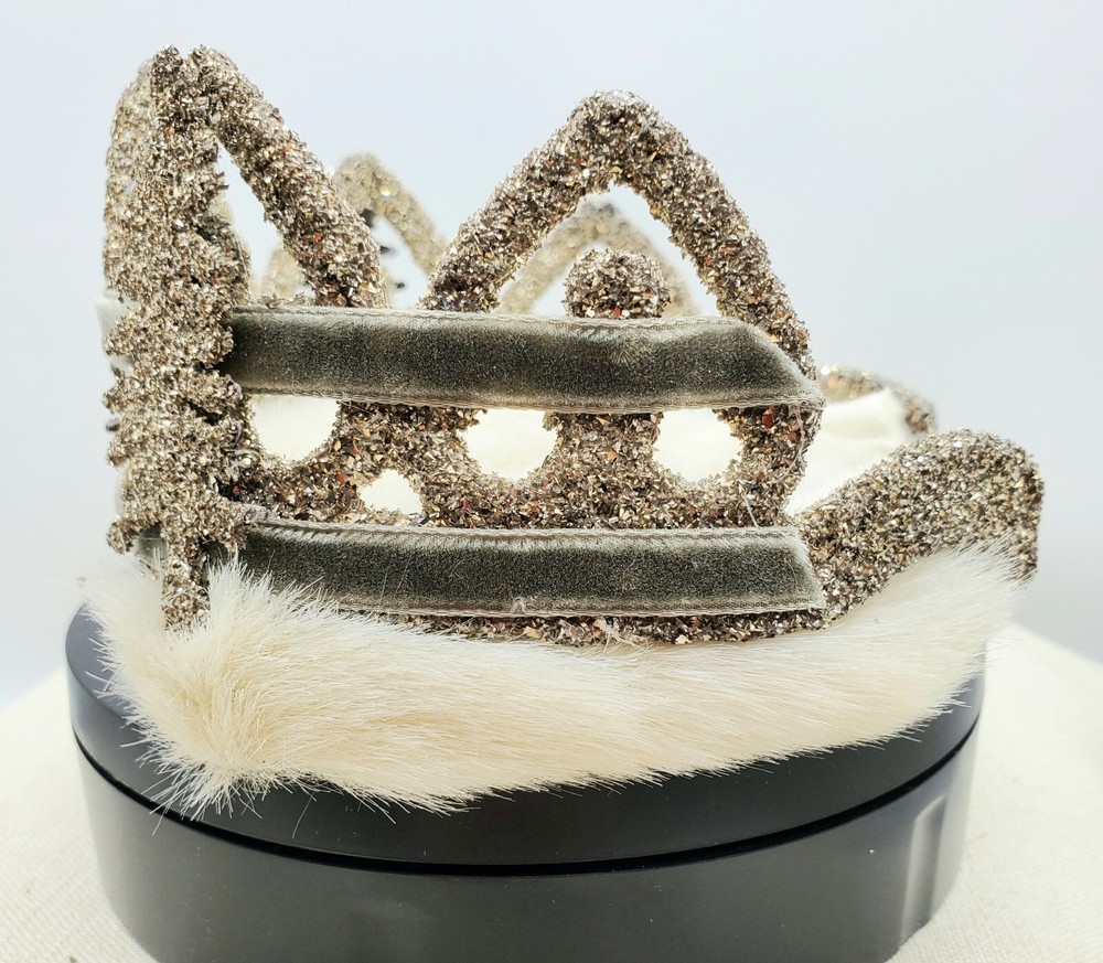 Sherry's Designs Glitter and Fur Crown Pine Tree Themed
