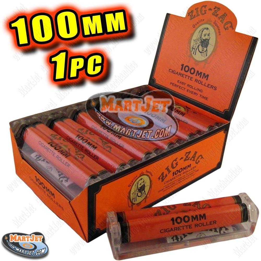 1 ZIG-ZAG Cigarette Making Maker Machine Rolling Tobacco Roller 100s Long 100mm