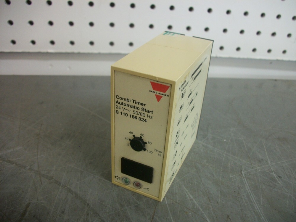 CARLO GAVAZZI COMBINATION AUTOMATIC START TIMER S 110 166 024