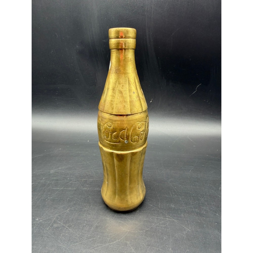 Solid Brass Coca Cola Bottle made in India 1980's