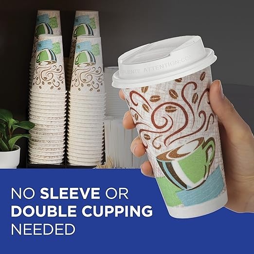 Dixie PerfecTouch 12 oz Paper Coffee Cups