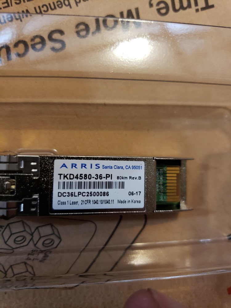 ARRIS TKD4580-36-PI   ( 80KM) Transceiver Module --FAST SHIP