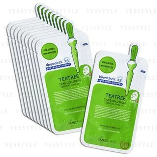 MEDIHEAL Tea Tree Essential Mask 10-Sheets. WITHOUT Box (Exp 2024/02)