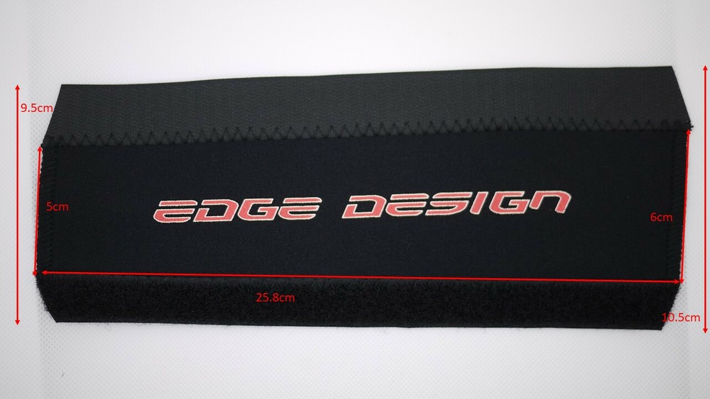 Edge-Design Neoprene Chainstay Protector - Black