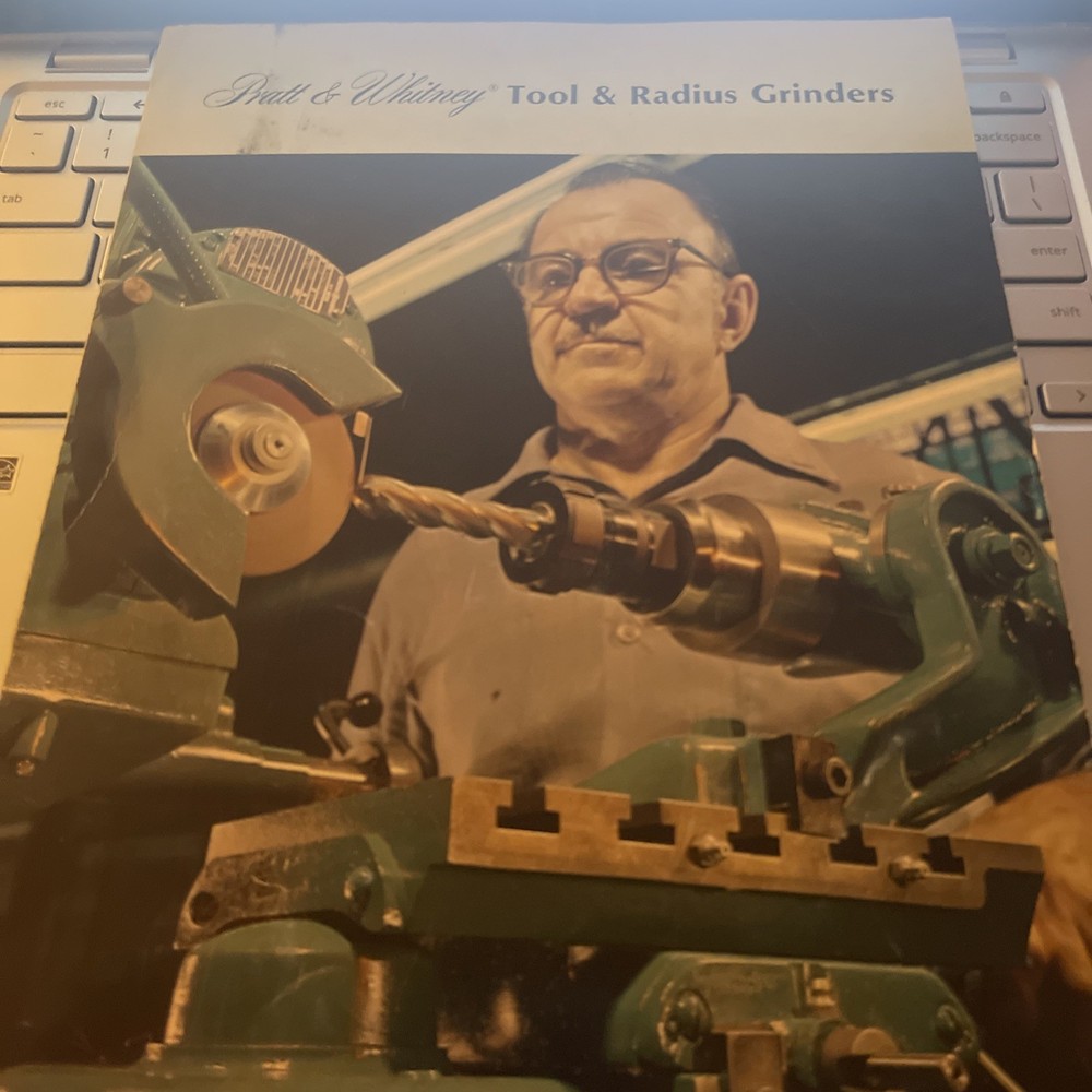 Pratt & Whitney Tool and Radius Grinders Fold out Brochure