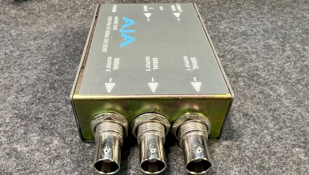 AJA D5D NTSC/PAL to SERIAL DECODER