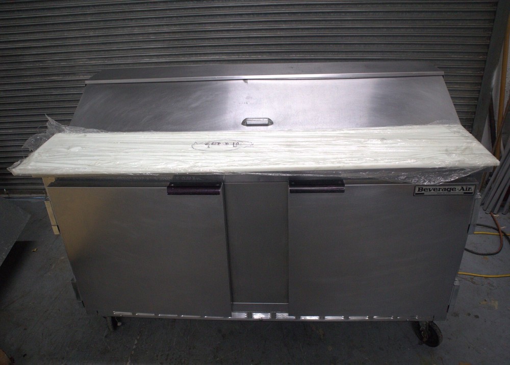 Beverage -air Refrigerated Counter/Sandwich Prep Table, two-section