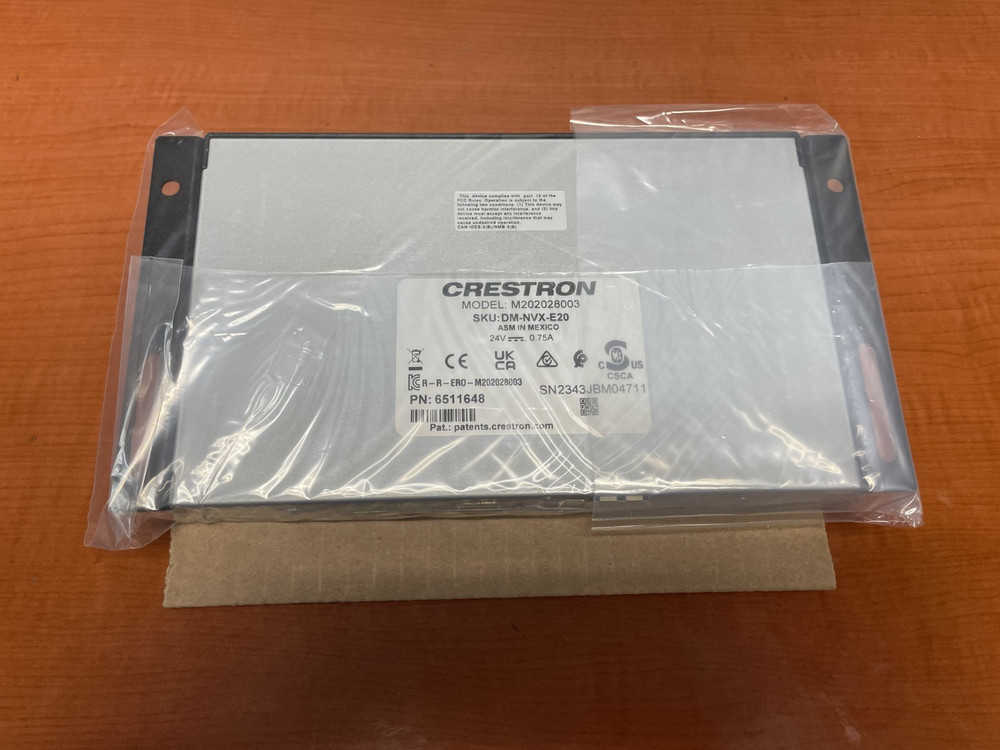 Crestron DM-NVX-E20 4K60 4:4:4 HDR Network AV Encoder 6511648