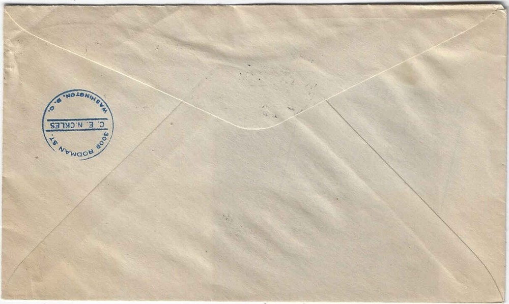 FDC # 628 -- Erickson 1926 -- Nickles