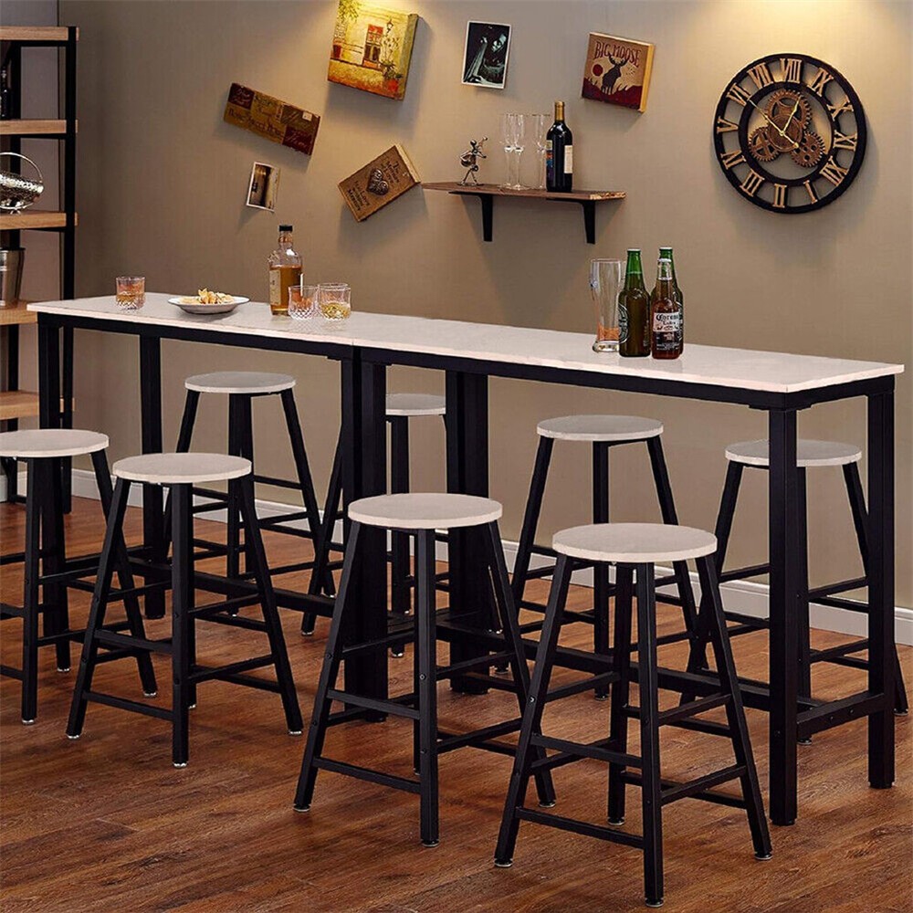 Heavy Duty Bar Table 120 Long Pub Table Rectangular Marble Kitchen Table Dinning