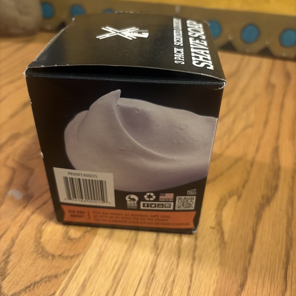 van der hagen shave soapsented Luxury Hypo-Allergic 3 Pack