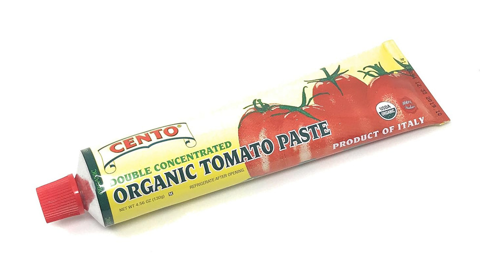 Double Concentrated ORGANIC Tomato Paste - 2/ 4.56 Oz Tubes