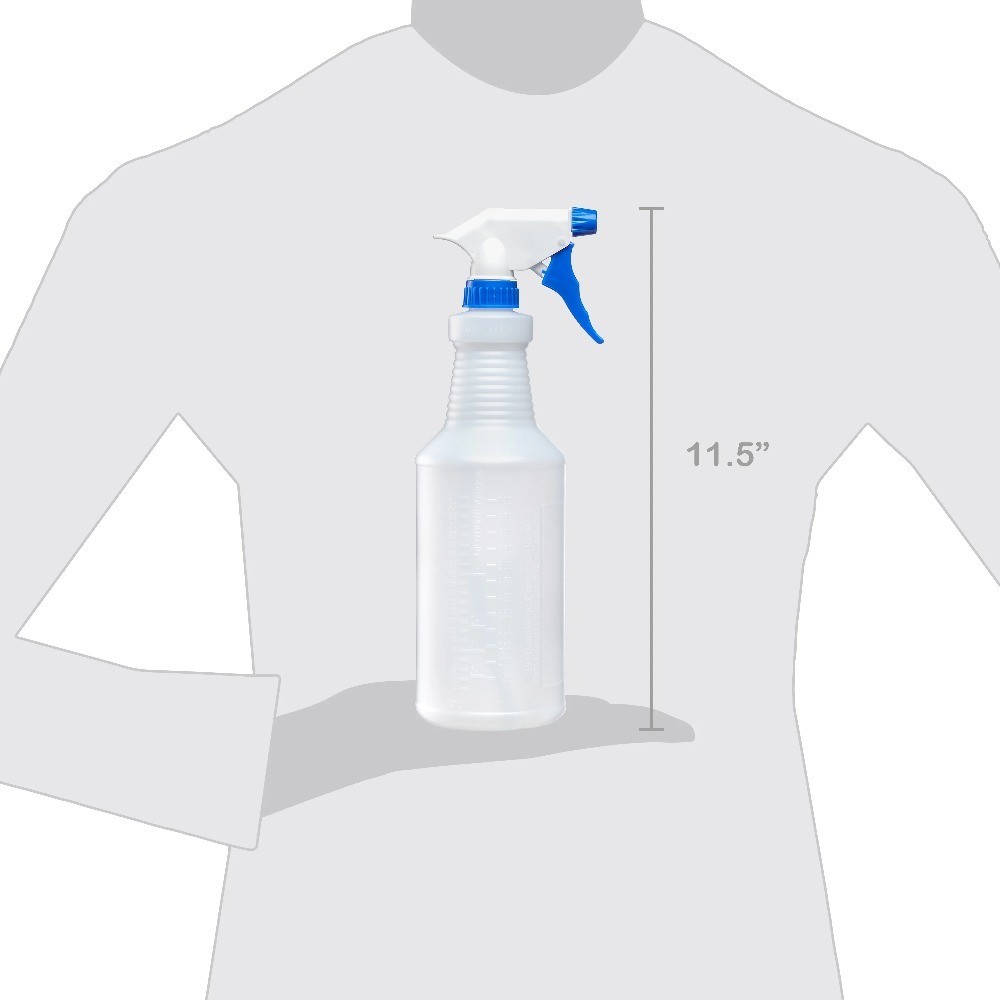 32 oz All Purpose Plastic Spray Bottle 6 Pack Single Count Trigger Sprayer for