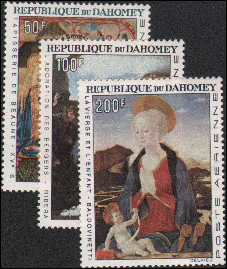 Dahomey #C46-C48 set MLH