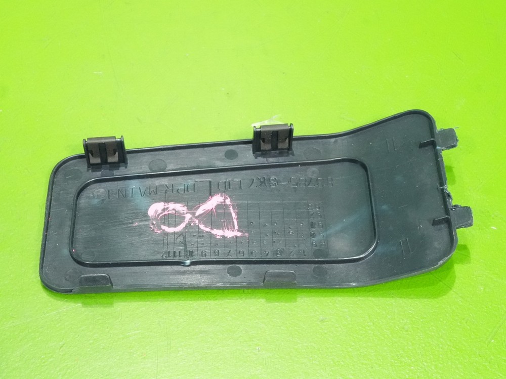 90-93 Integra OEM driver left rear back strut access panel lid cover blue