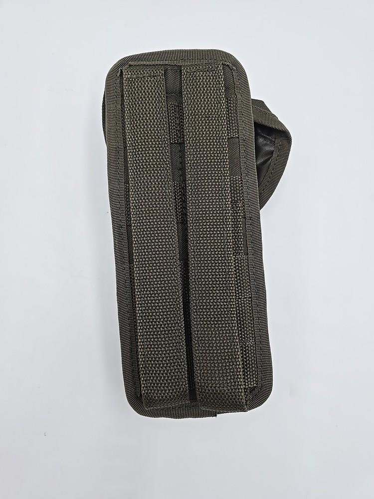 Tactical Multipurpose Pouch Double Mag Dual Divided Large Olive Green Molle