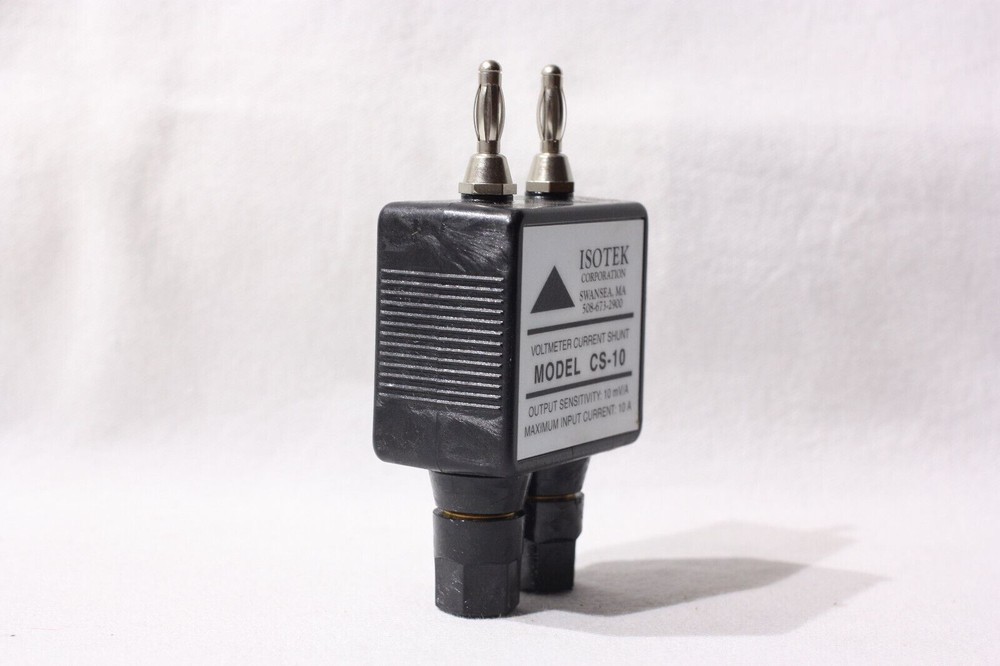 IsoTek CS-10 Voltmeter Current Shunt Input 10a - Output 10mv/a USED