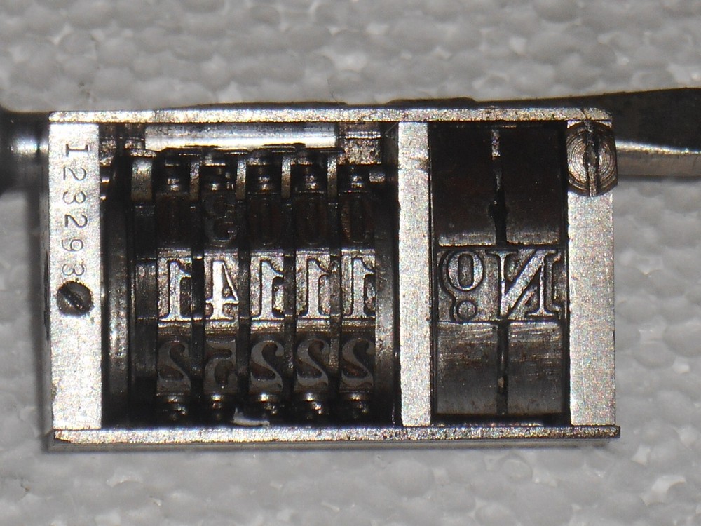 BOSTON Letterpress Numbering Machine | 8