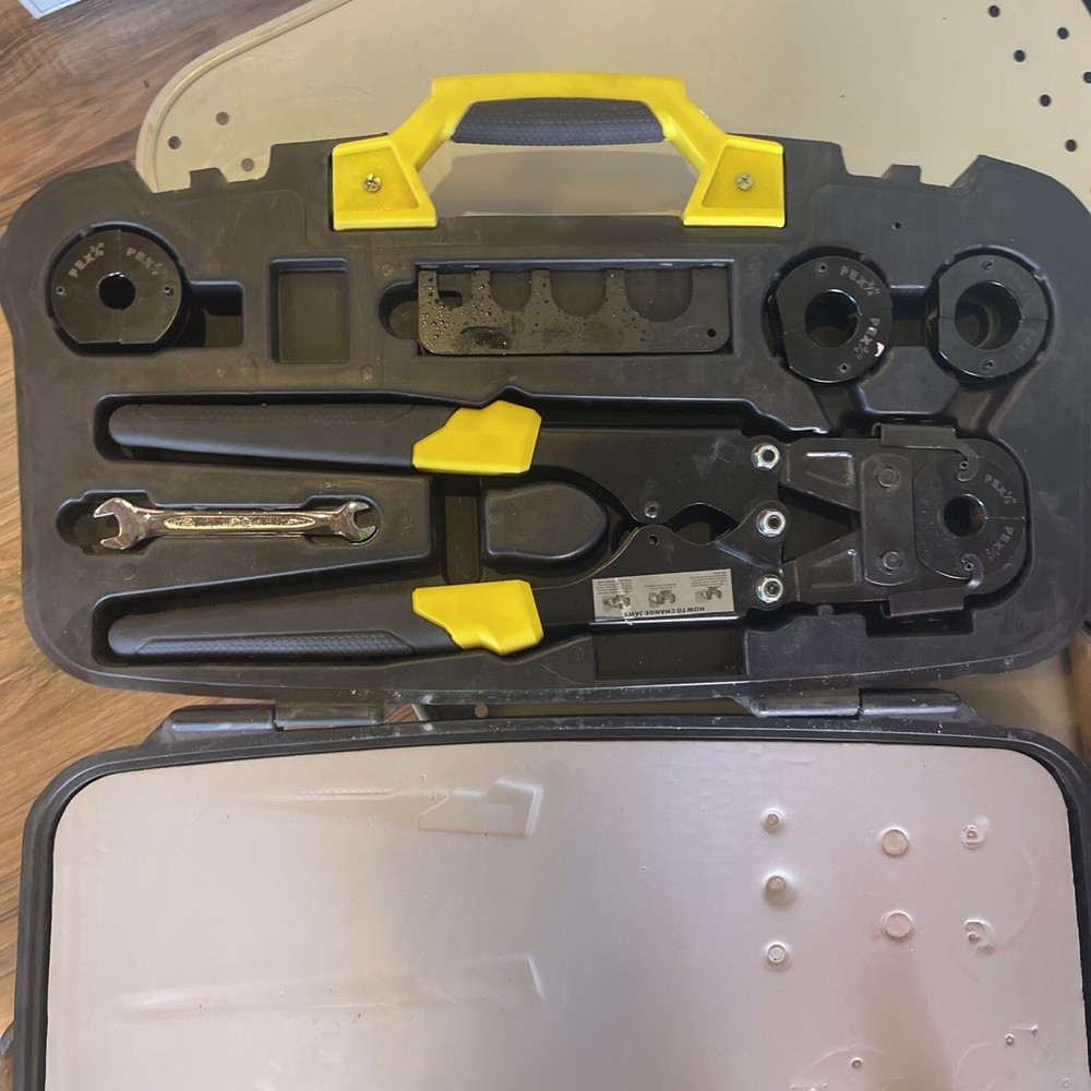 Apollo Pex Crimp Tool Kit 3/4” 1” 3/8” Plumbing Tools