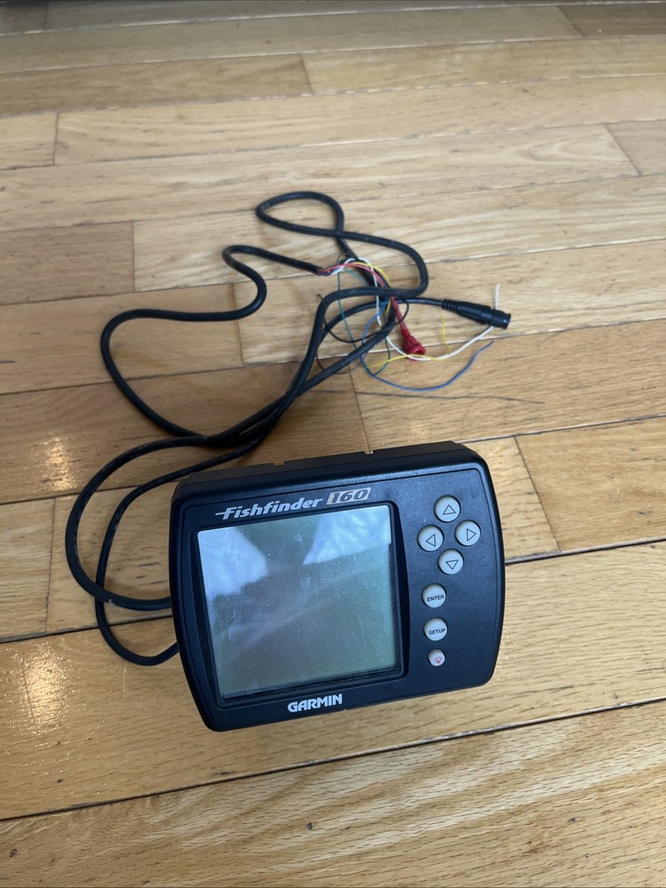 Garmin 160 Fish Finder Head Unit With Cables