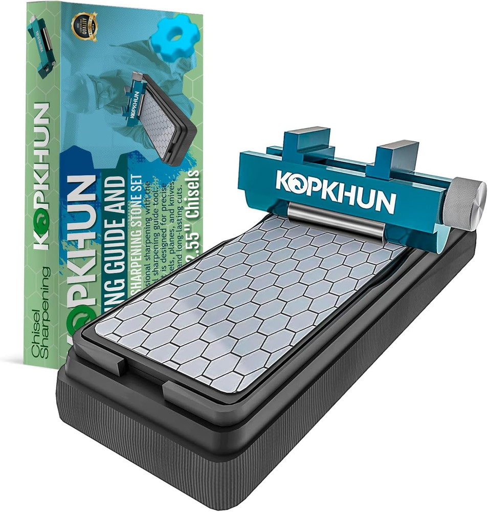 Chisel Honing Guide with Whetstone Adjustable Sharpening Jig