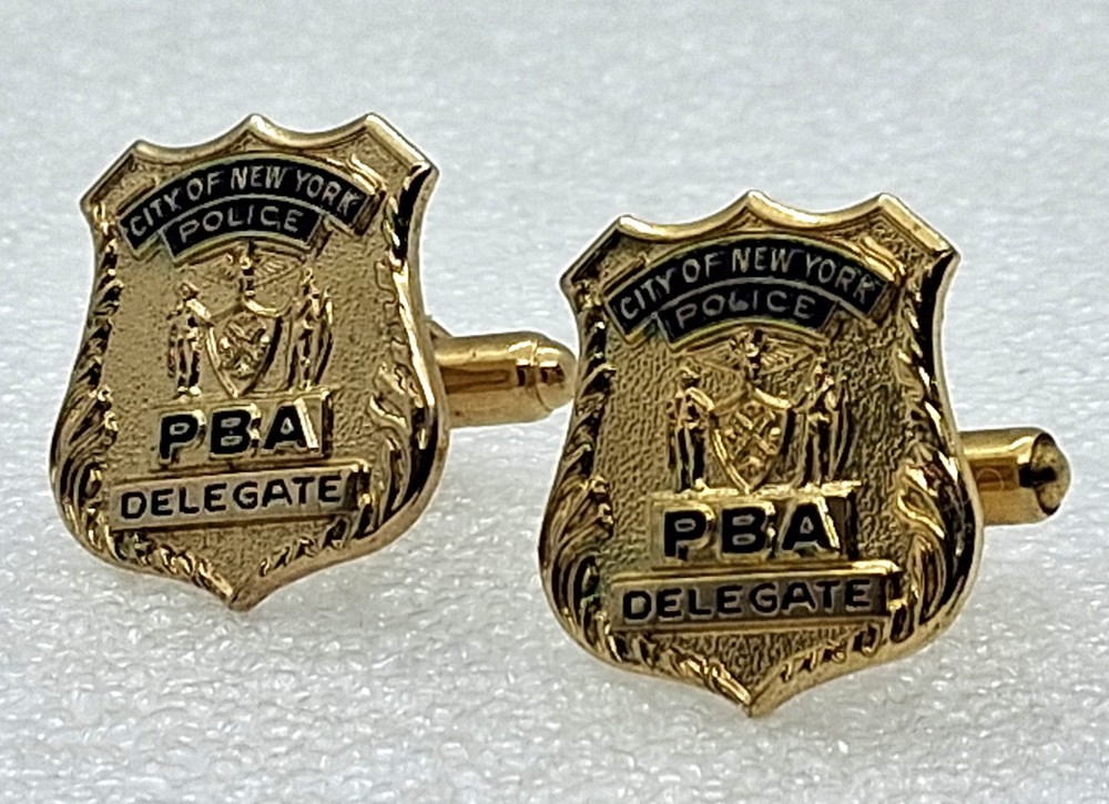 NYPD PBA Delegate Cufflinks