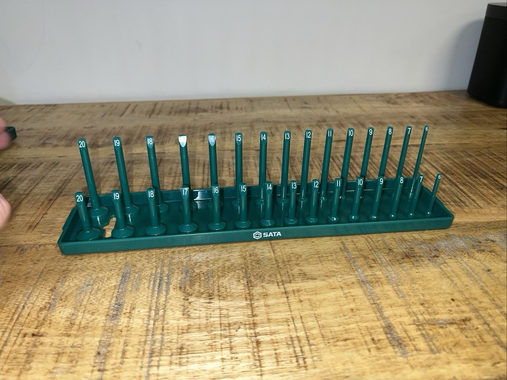 SATA Socket Rack Set (3 Piece Socket Organizer Trays) Metric