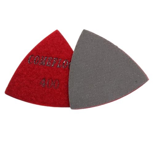 Triangular Diamond Polishing Pads for Corner Edge, Electroplated Sanding 400#