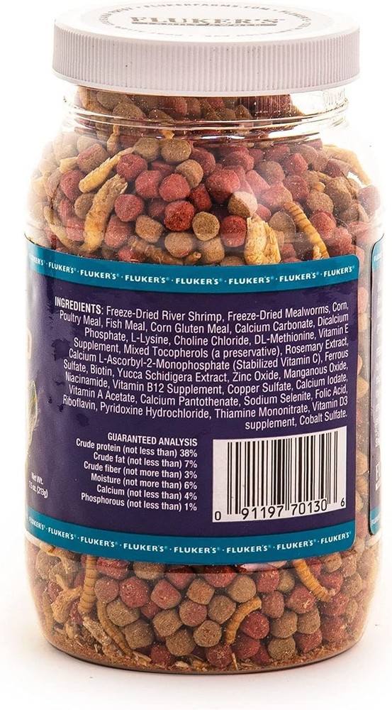 Fluker's Buffet Blend: Nutritious Aquatic Turtle Food, 7.5oz