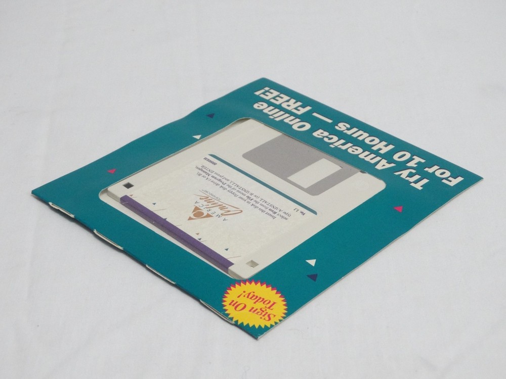 AOL America Online For Windows Version 1.1 Sealed Mailer 3.5” Floppy Disk