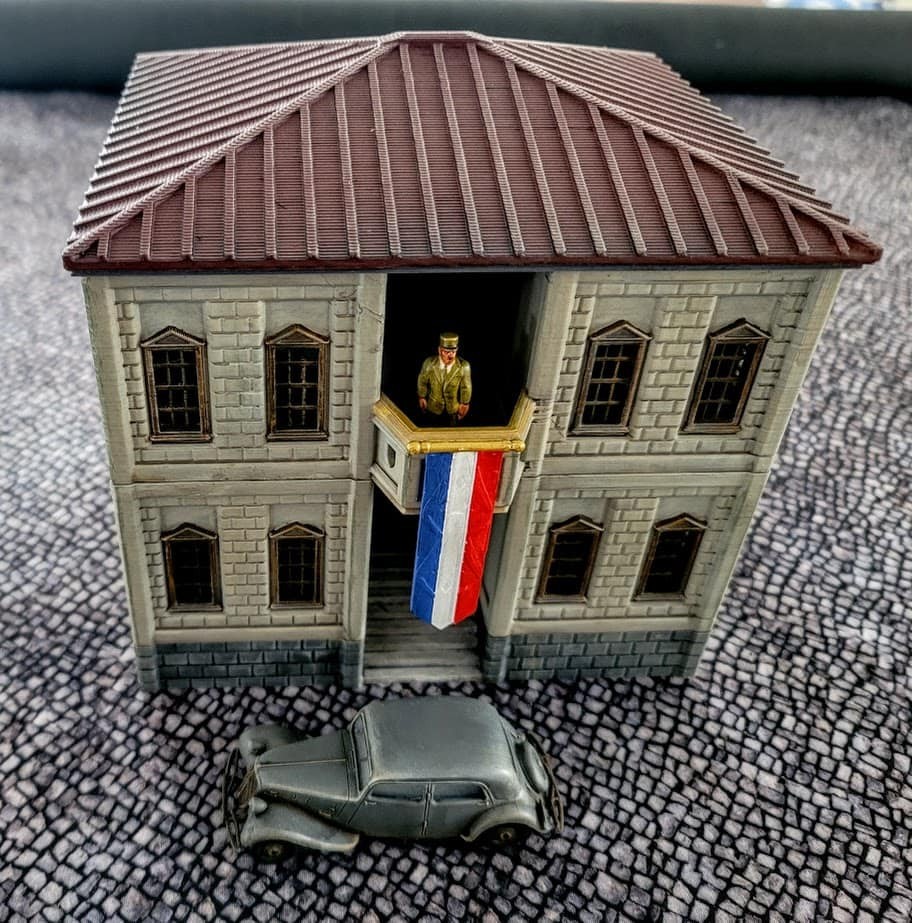 54mm/ 1:32nd scale FDM Large Administration Building