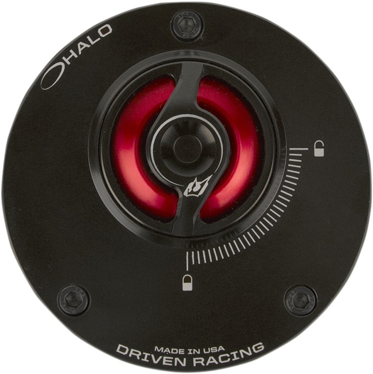 Driven Halo Fuel Cap Red DHFC-RD