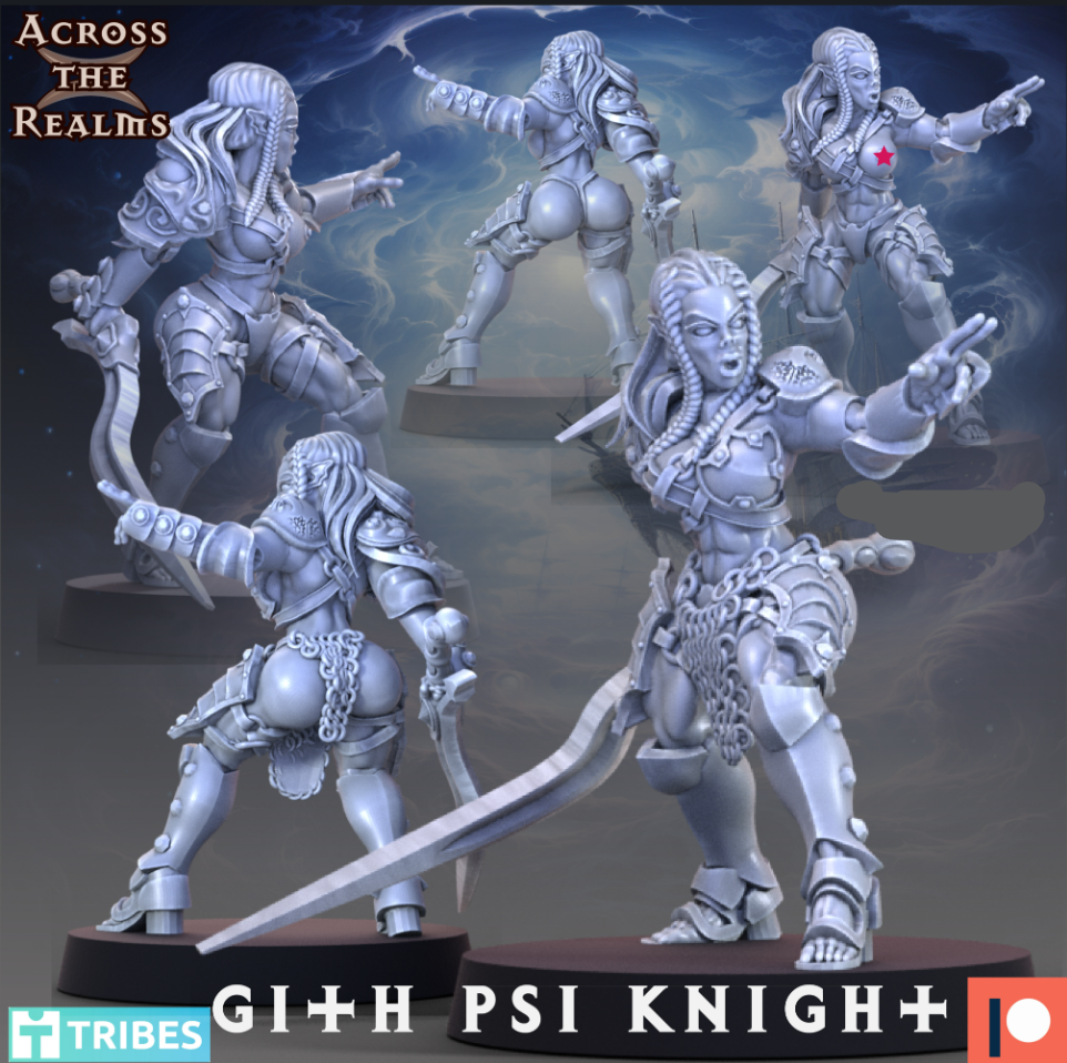 NSFW Gith Psi Knight (28mm)