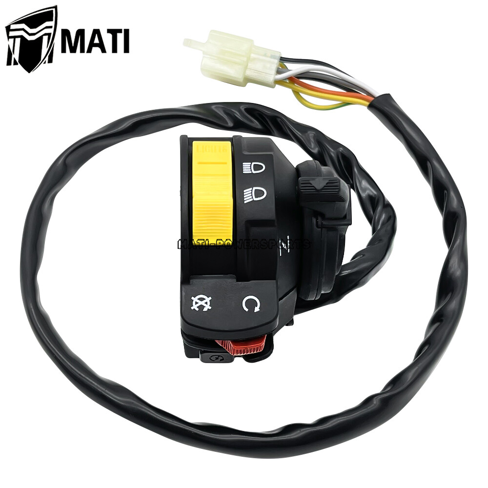 Handlebar Switch On/Off Run/Stop/Kill/Choke For Suzuki Quadrunner 250 LTF250