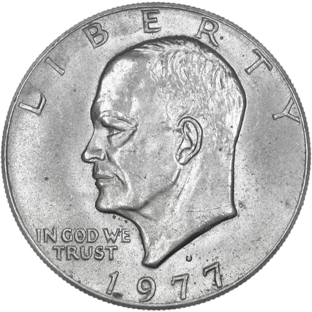 1977 D Eisenhower Dollar AU Ike