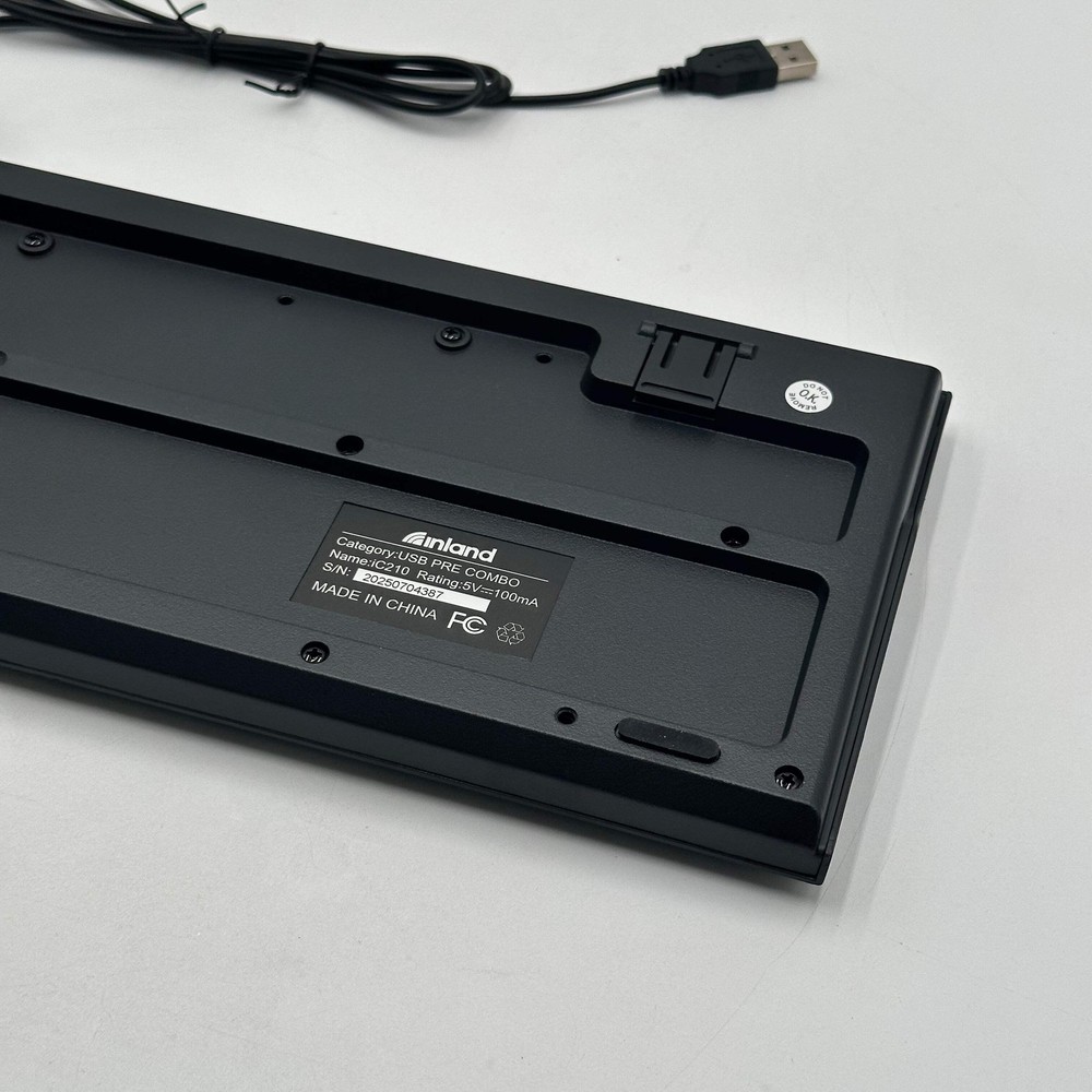 Inland USB Pre Combo IC210 Keyboard - New Open Box