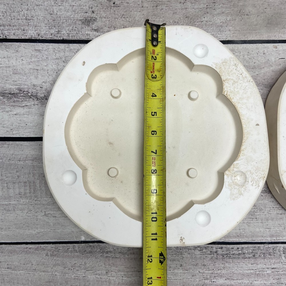 Vintage Unbranded Ceramic Casting Mold Carousel Base #1328
