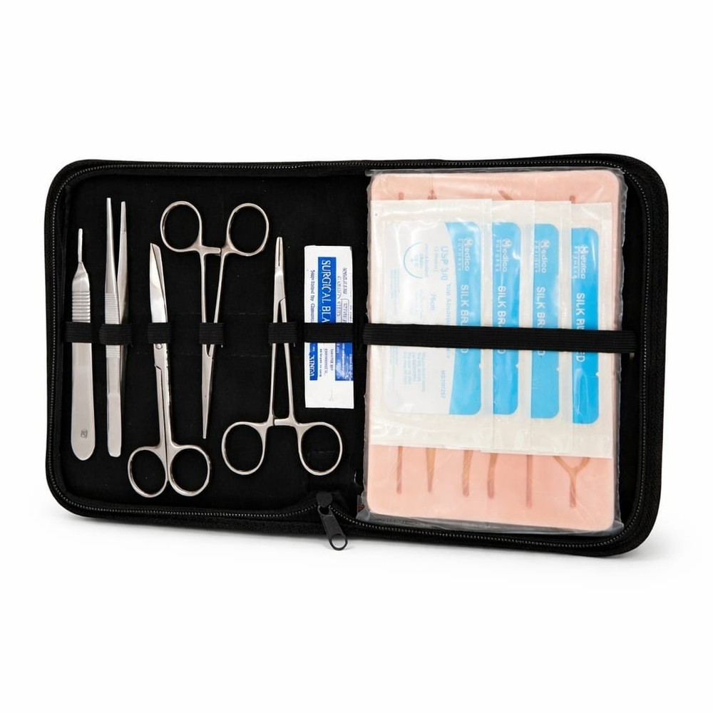 Complete Practice Student Suture Practice Kit for Medical Students Training