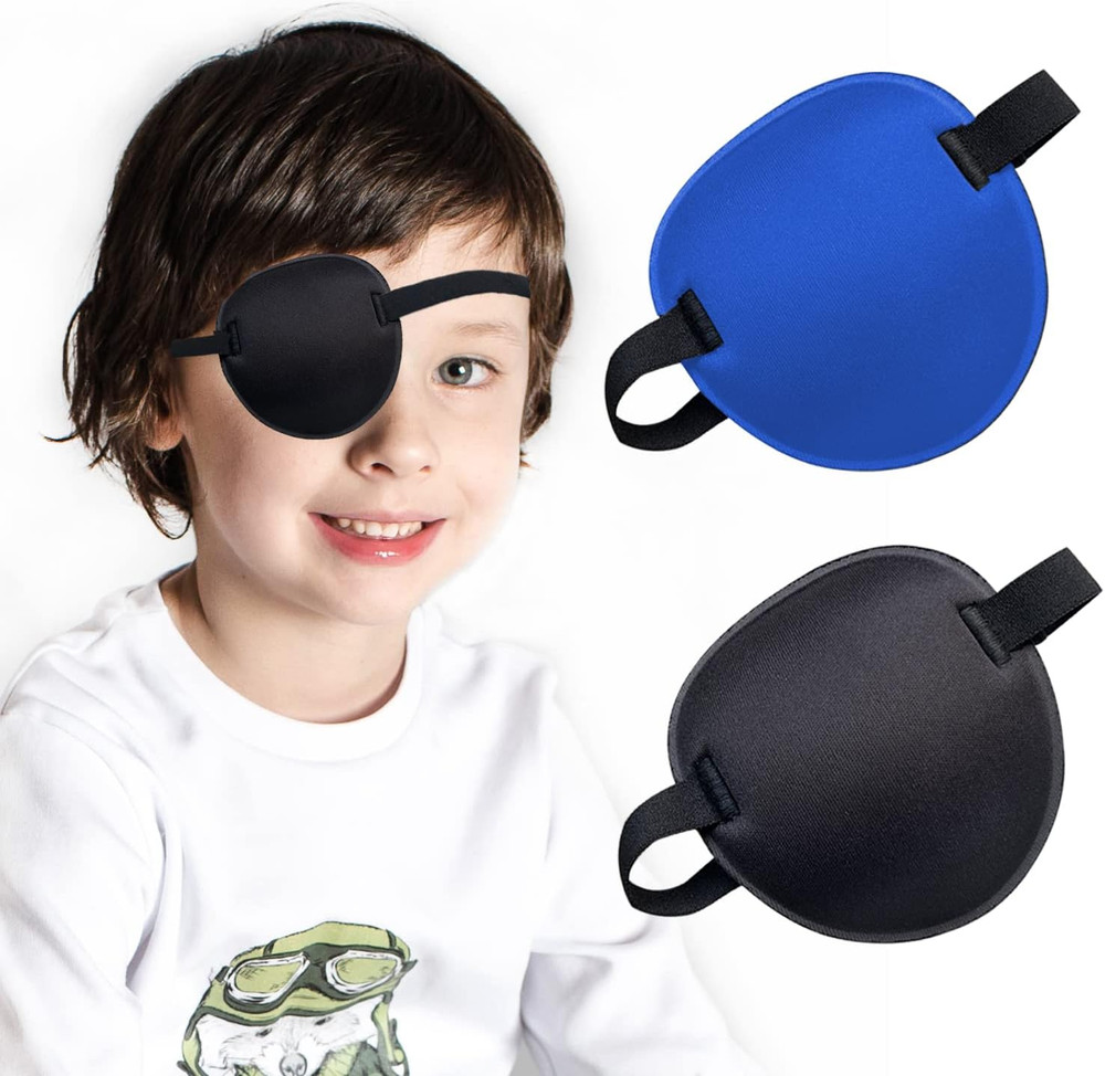 2PCS Eye Patch, Medical Eye Patches for Adults, Adjustable 3D Eye Patch, Soft...