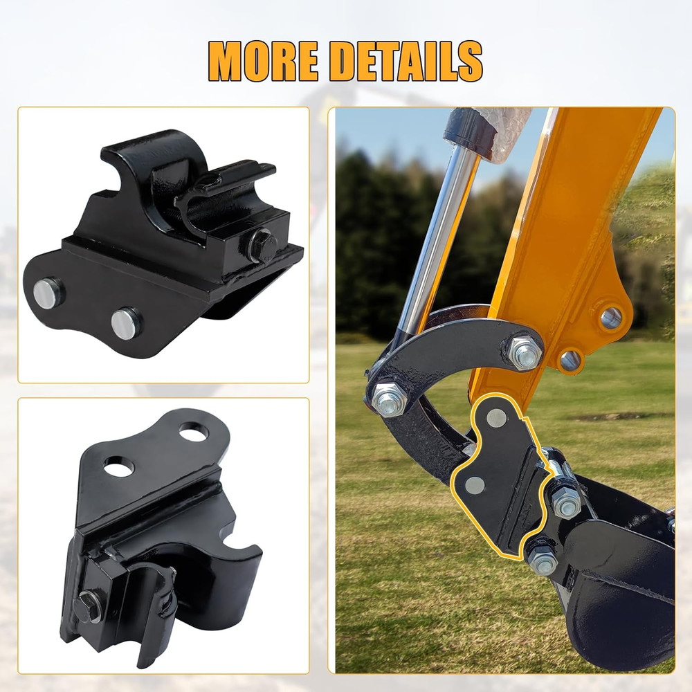 Quick Change Hitch for Mini Excavators, Quick Connect Attachments Mechanical, Qu